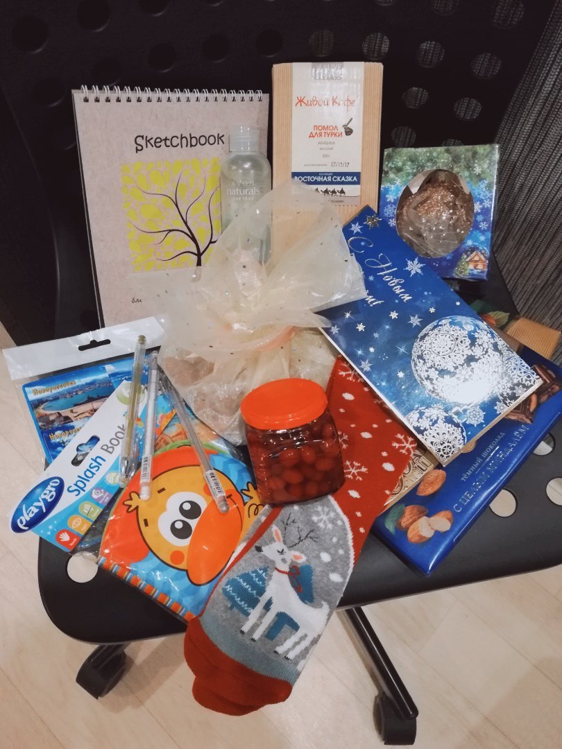 A gift from the Snow Maiden from Novorossiysk to St. Petersburg. - Gift exchange, New Year, Secret Santa, Longpost