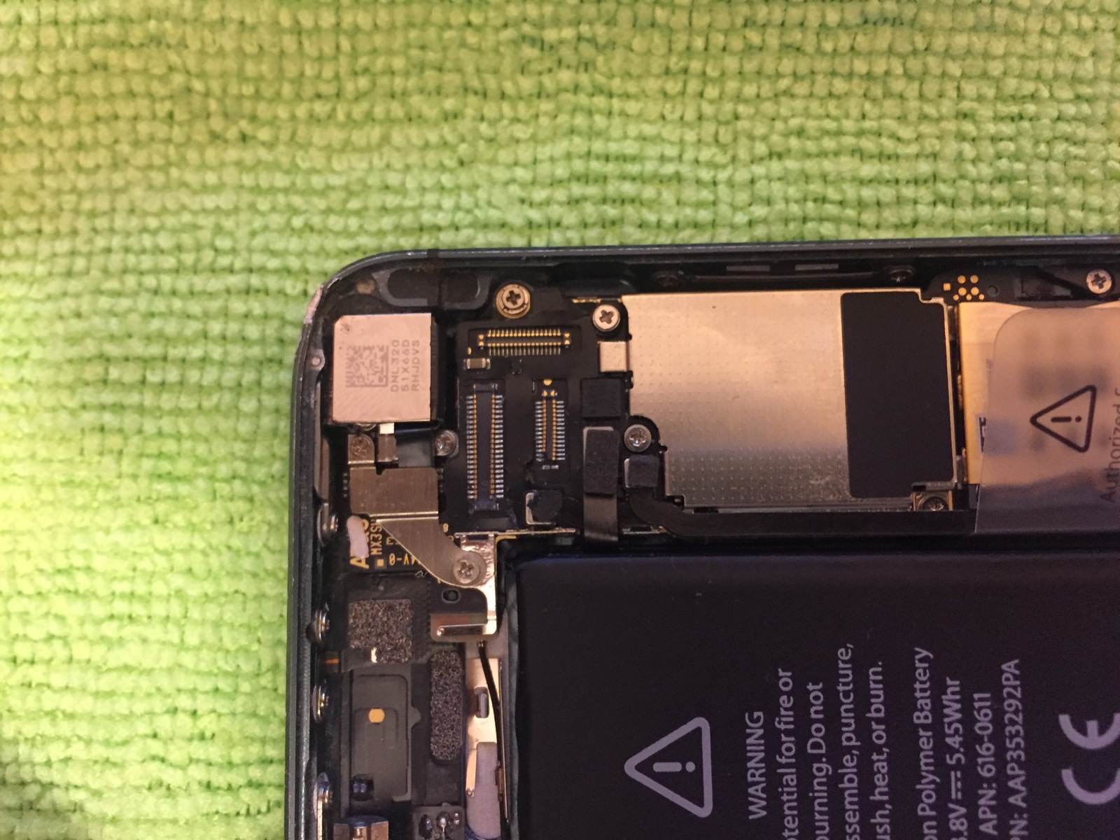 A little repair _2. - My, Repair, iPhone 5, No image, My, Rukozhop, Longpost, cat