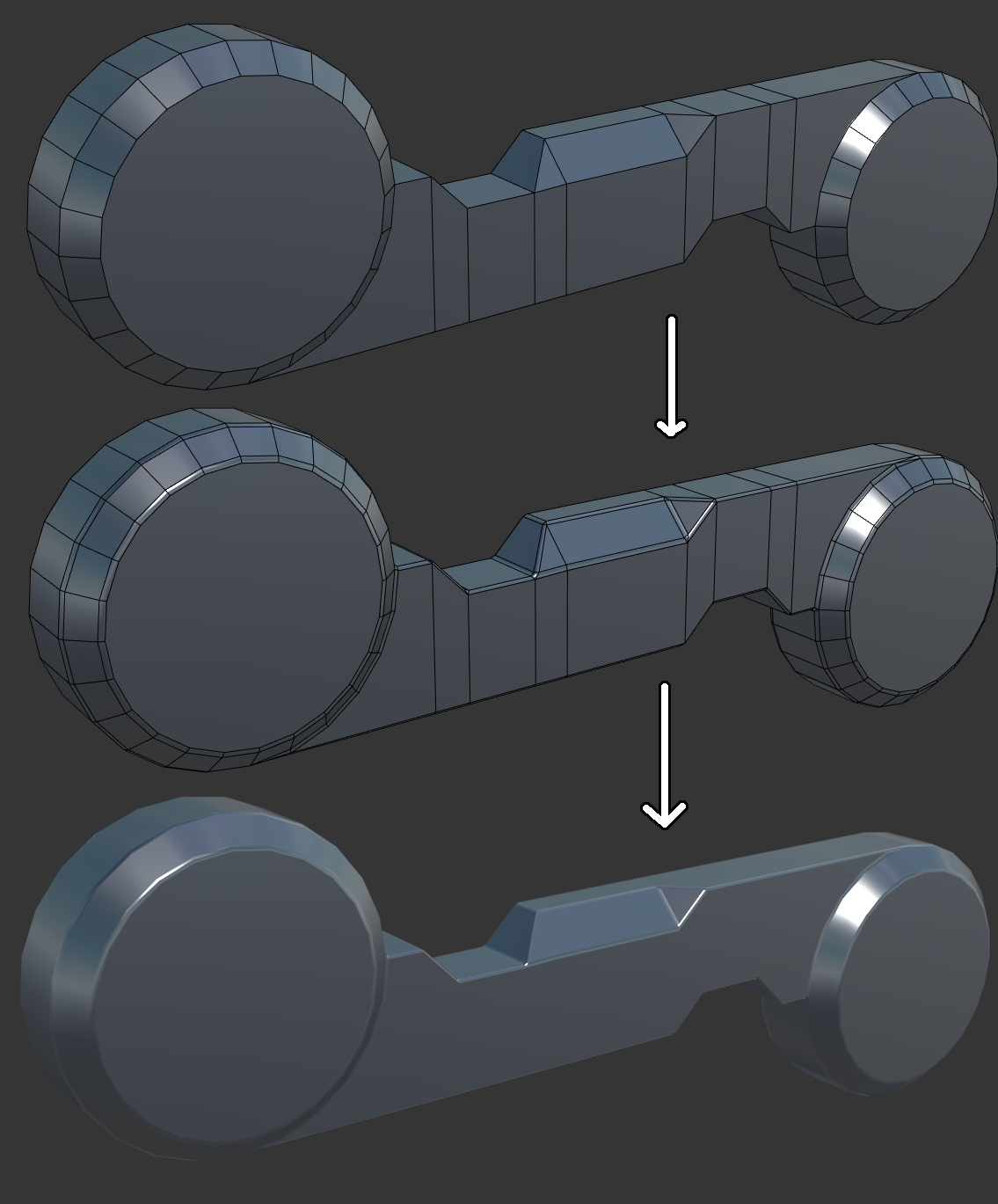 What are the normals, and why are they needed. - My, Cgimedia, 3DS max, Lesson, 3D modeling, Longpost