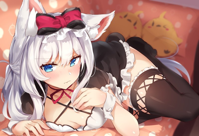 Anime art - Anime Art, Аниме, Azur Lane, Animal Ears