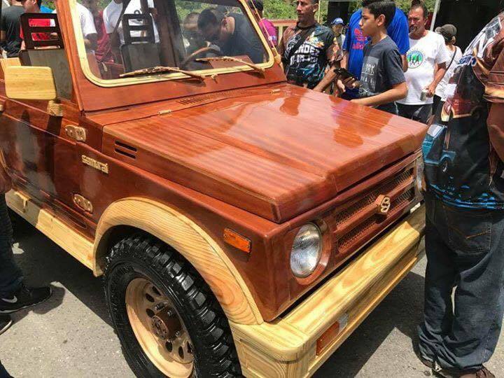 Wooden Suzuki Samurai - Suzuki, Samurai, Wood, Longpost