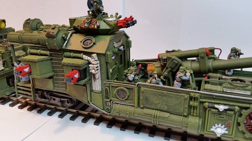 Choo-choo-choo heretics end - Modeling, Warhammer 40k, Death korps of krieg, Conversion, Longpost