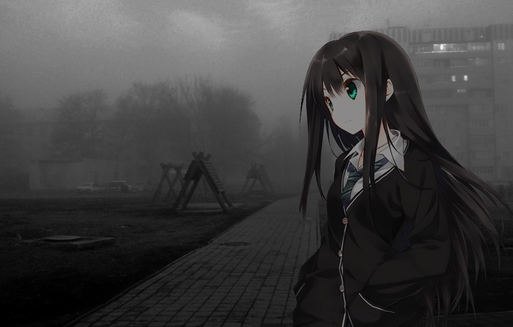 Evening and fog - Art, 2D, 3D, Anime art