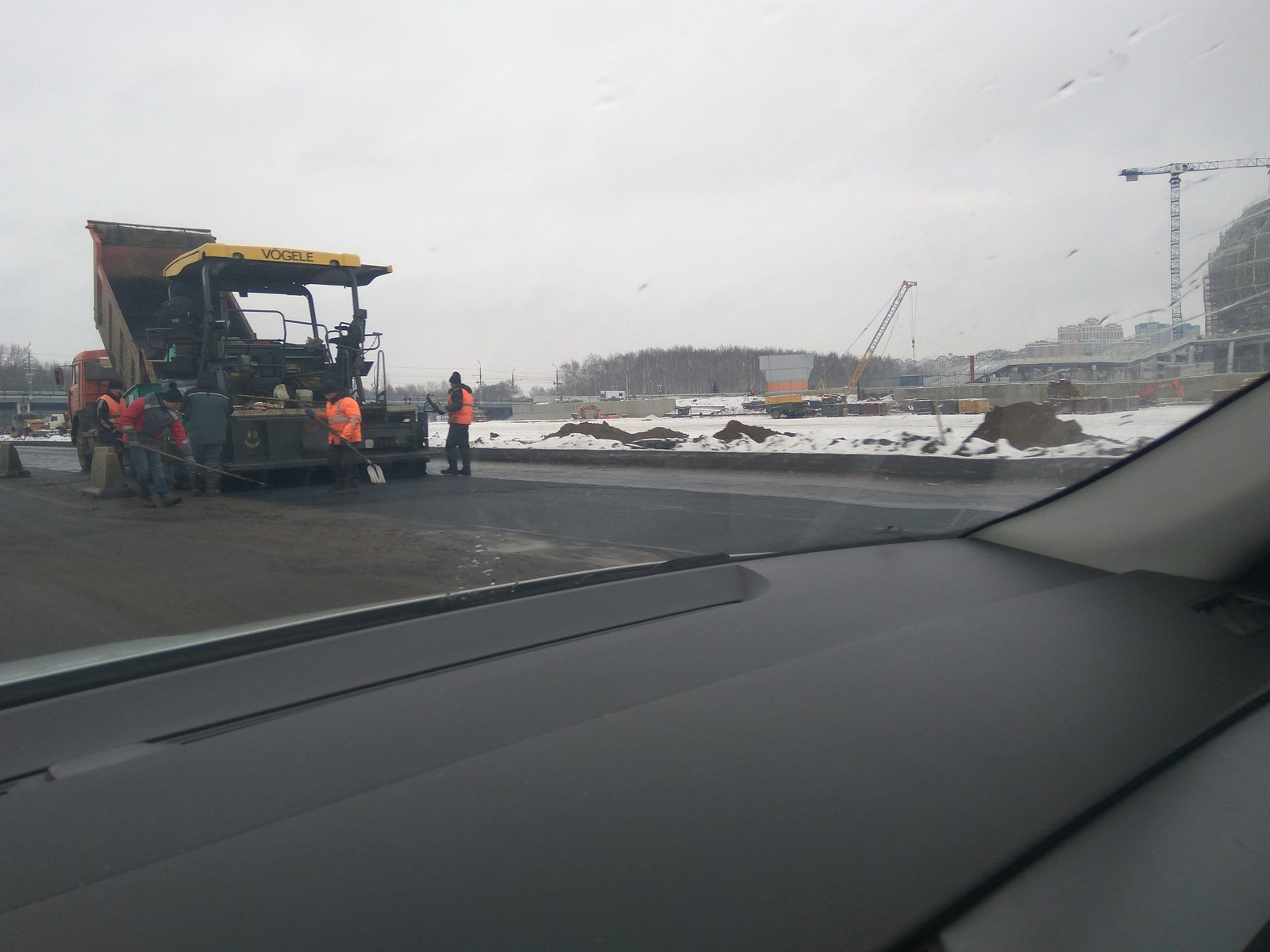 New roads for the new year! - New Year, Presents, Asphalt, Saransk, Snow, Longpost