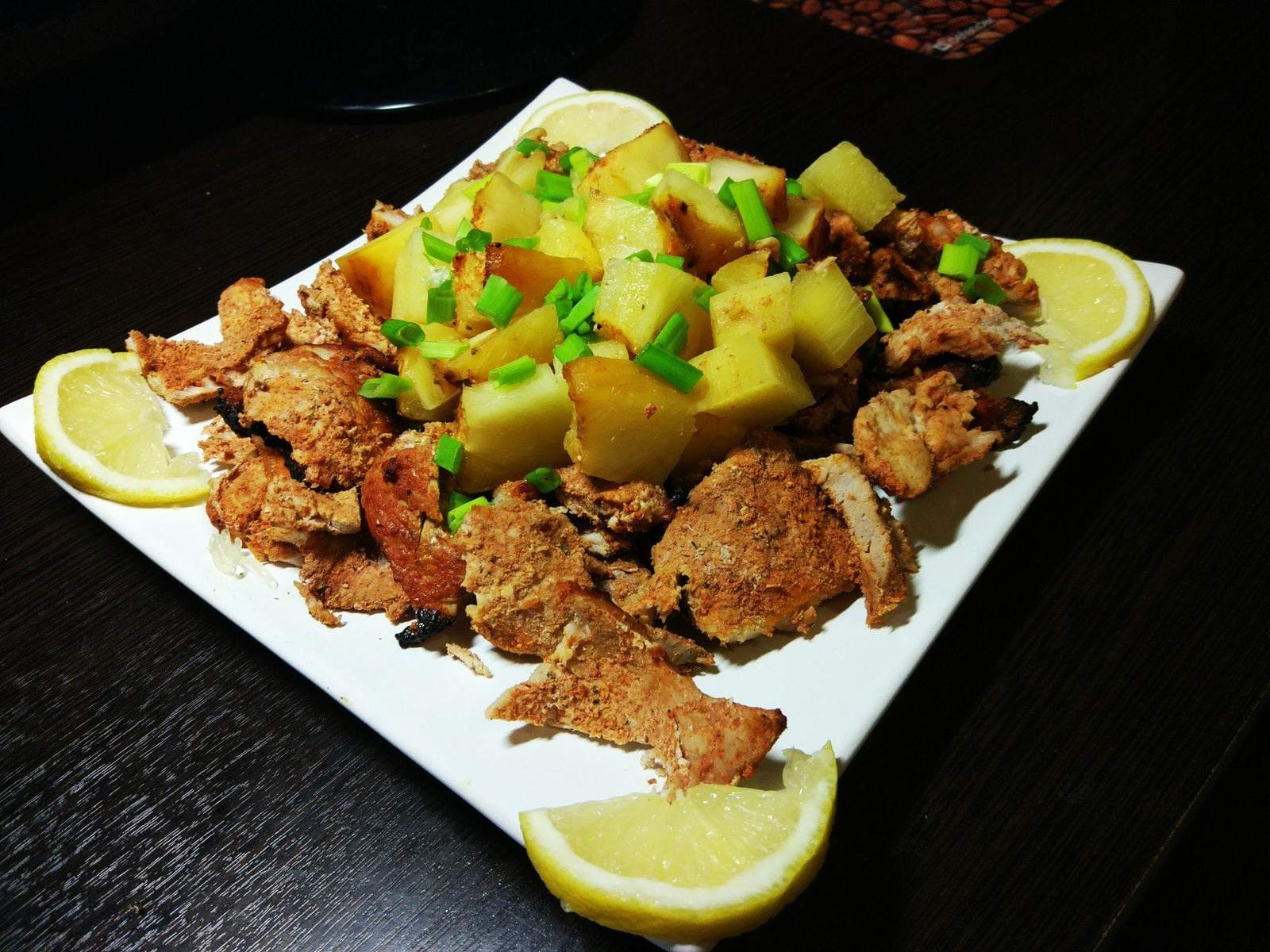 Mexican-style taco meat (Taco le pastor) - My, Photorecept, Recipe, Pork, Meat, Dinner, A pineapple, Festive table, New Year, Longpost