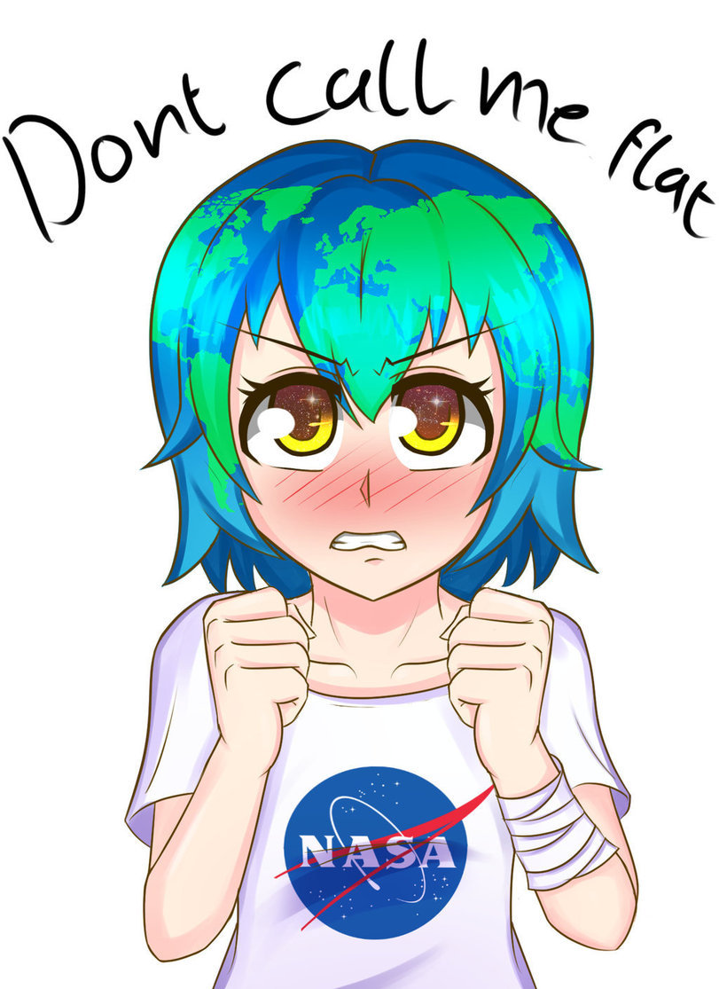 You're flat! — © - Earth-Tian, Anime art