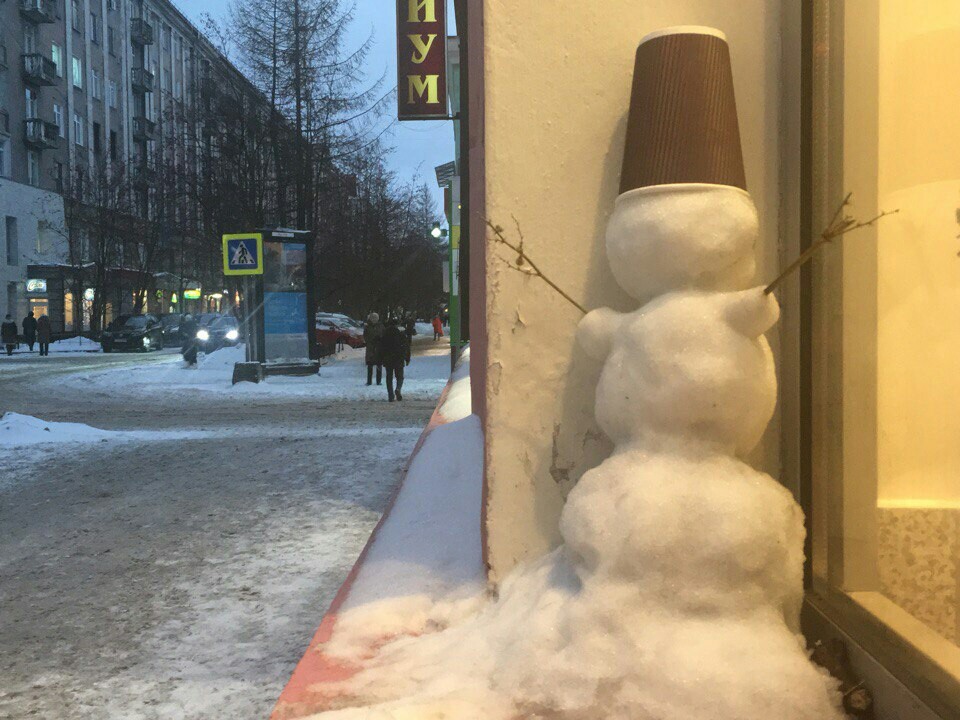 Мурманск. Полярная ночь. - Мурманск, Железная Дорога, Полярная ночь, Длиннопост