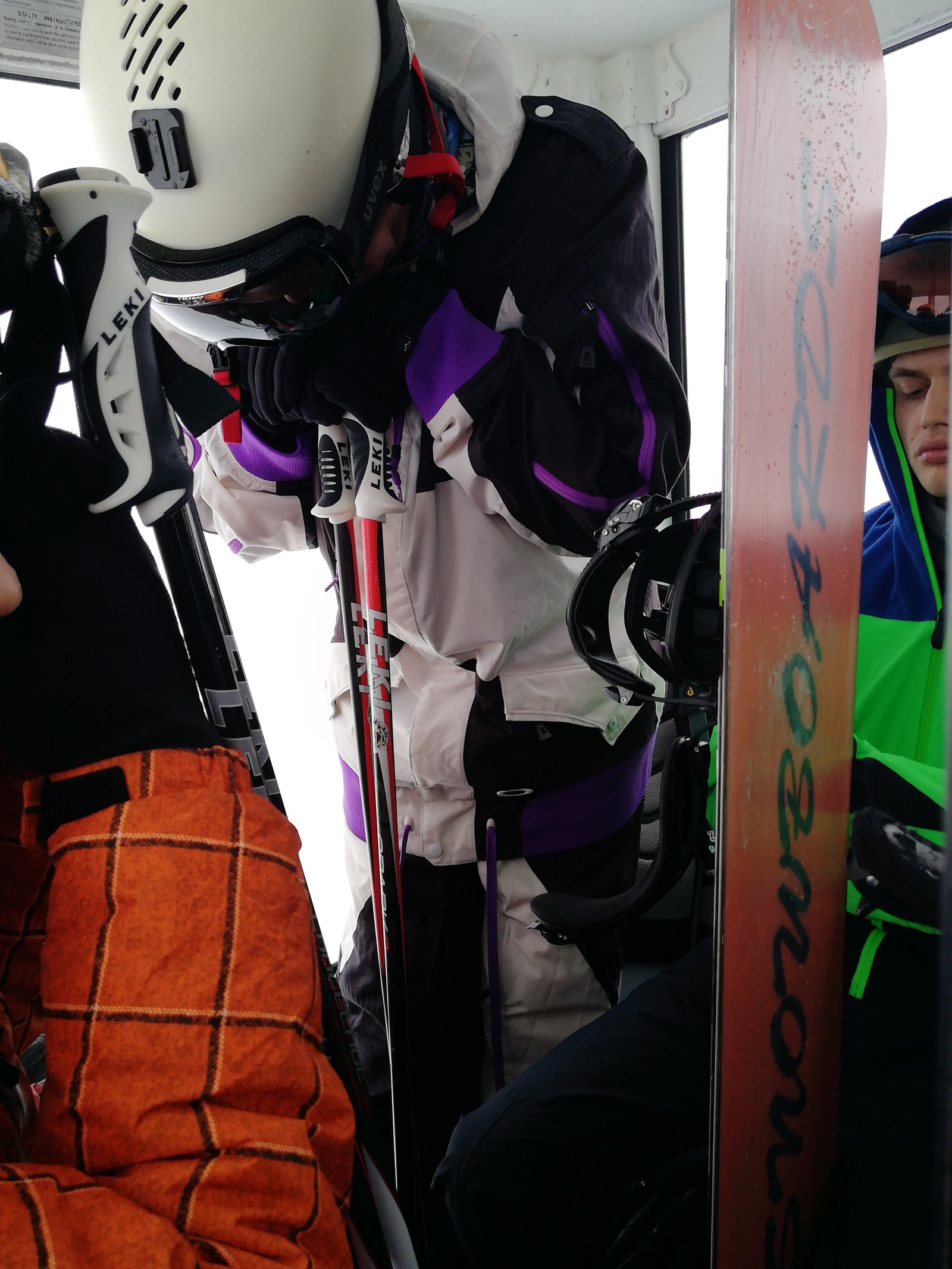 Stuck in the lift cabin. - My, Skis, Ministry of Emergency Situations, Longpost
