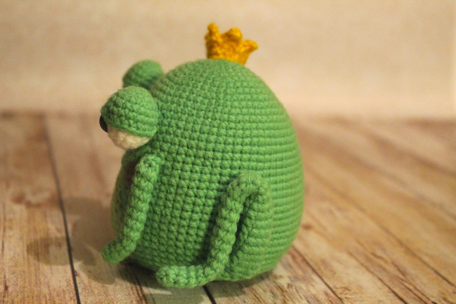 Princess Frog)) - My, Needlework without process, Crochet, Longpost