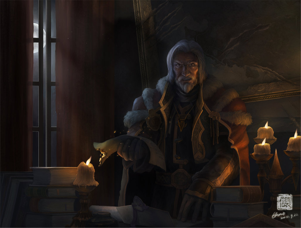 Briefly (but not quite) about King Genn Greymane of Gilneas - My, Genn Greymane, Bayun's bestiary, World of warcraft, Mr--Jack, , Glennraneart, , , Longpost