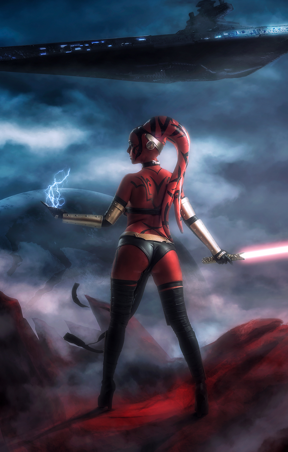 Star Wars Legacy - Darth Talon! - Star Wars, Дарт Талон, Disharmonica, Косплей, Красивая девушка, Длиннопост, Helly Valentine