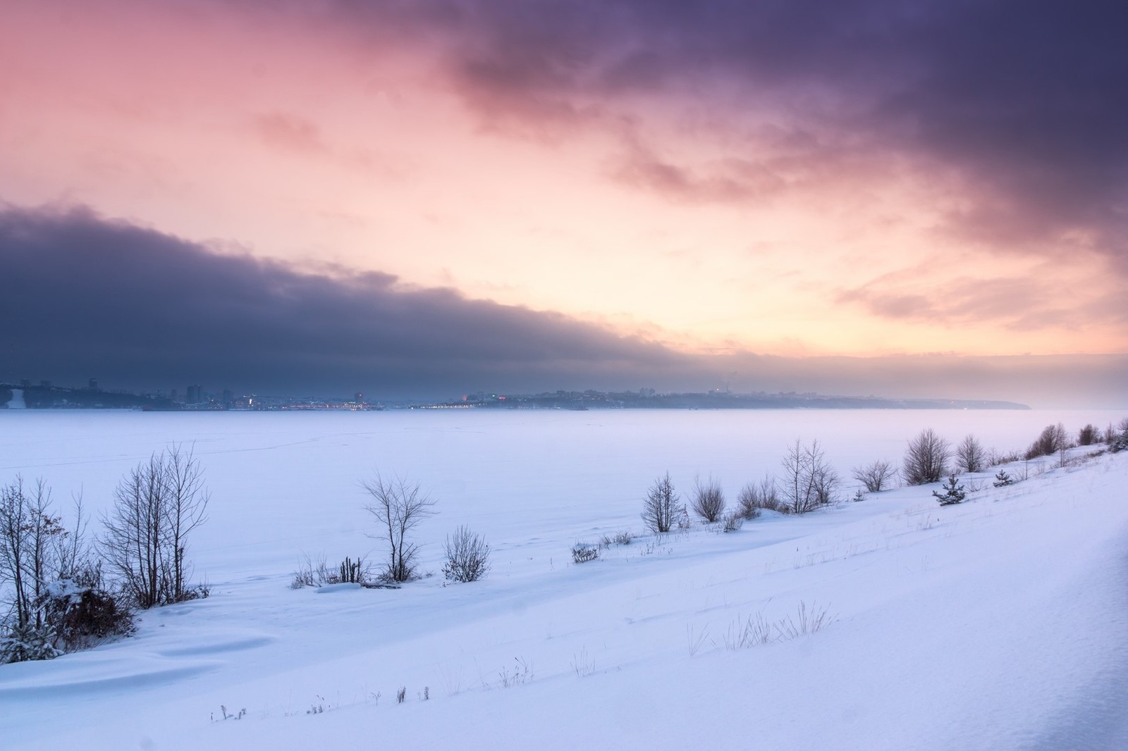 Winter Volga - My, Cheboksary, Chuvashia, Sony, Winter, Landscape, Cityscapes, Volga, Longpost, Street photography, Volga river