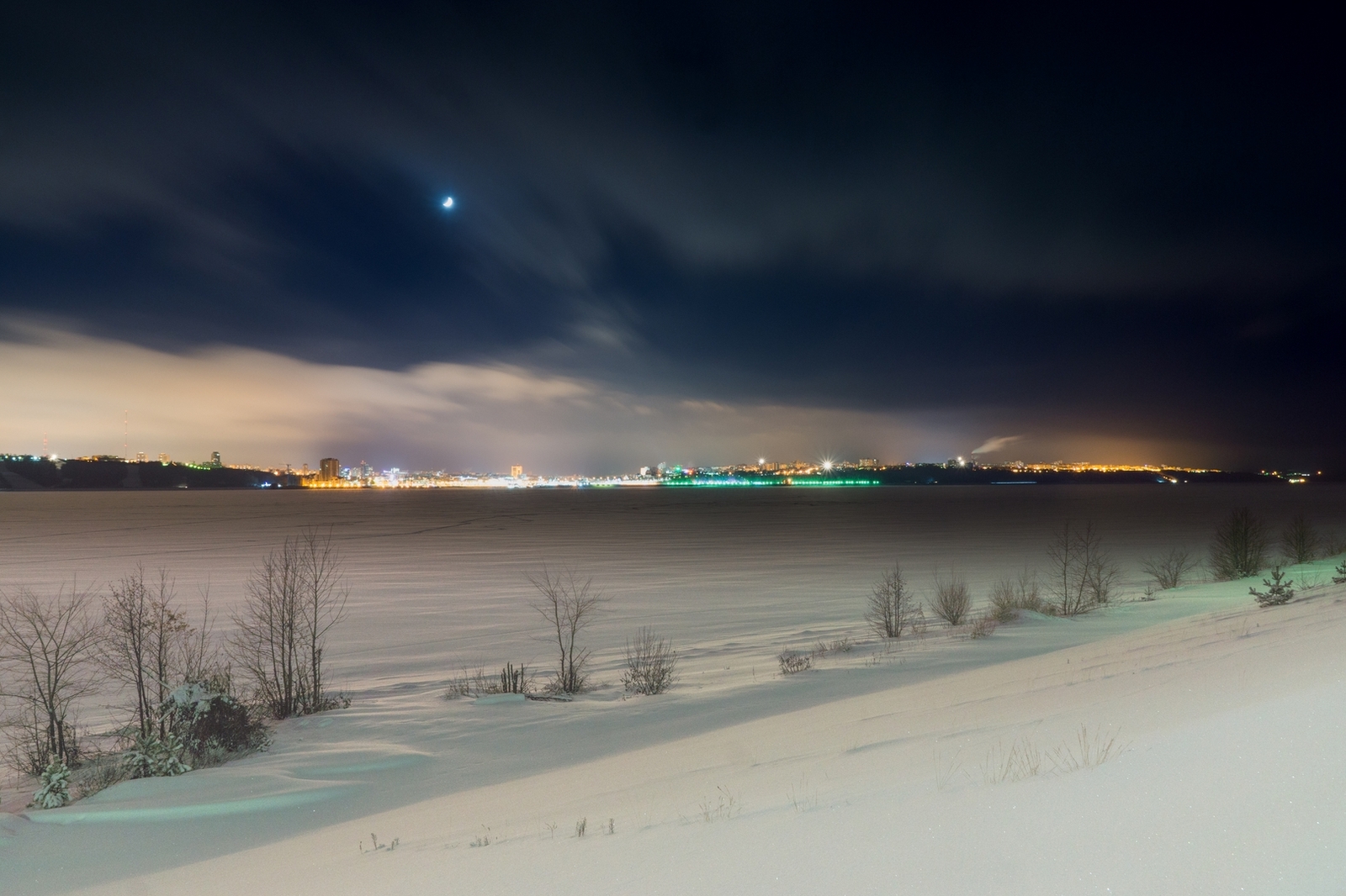 Winter Volga - My, Cheboksary, Chuvashia, Sony, Winter, Landscape, Cityscapes, Volga, Longpost, Street photography, Volga river