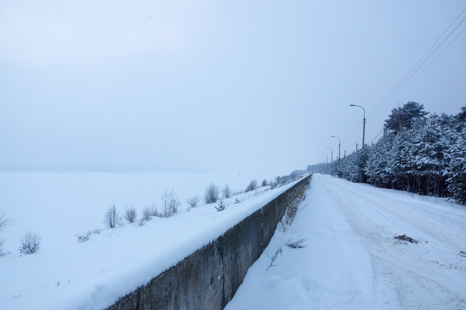 Winter Volga - My, Cheboksary, Chuvashia, Sony, Winter, Landscape, Cityscapes, Volga, Longpost, Street photography, Volga river