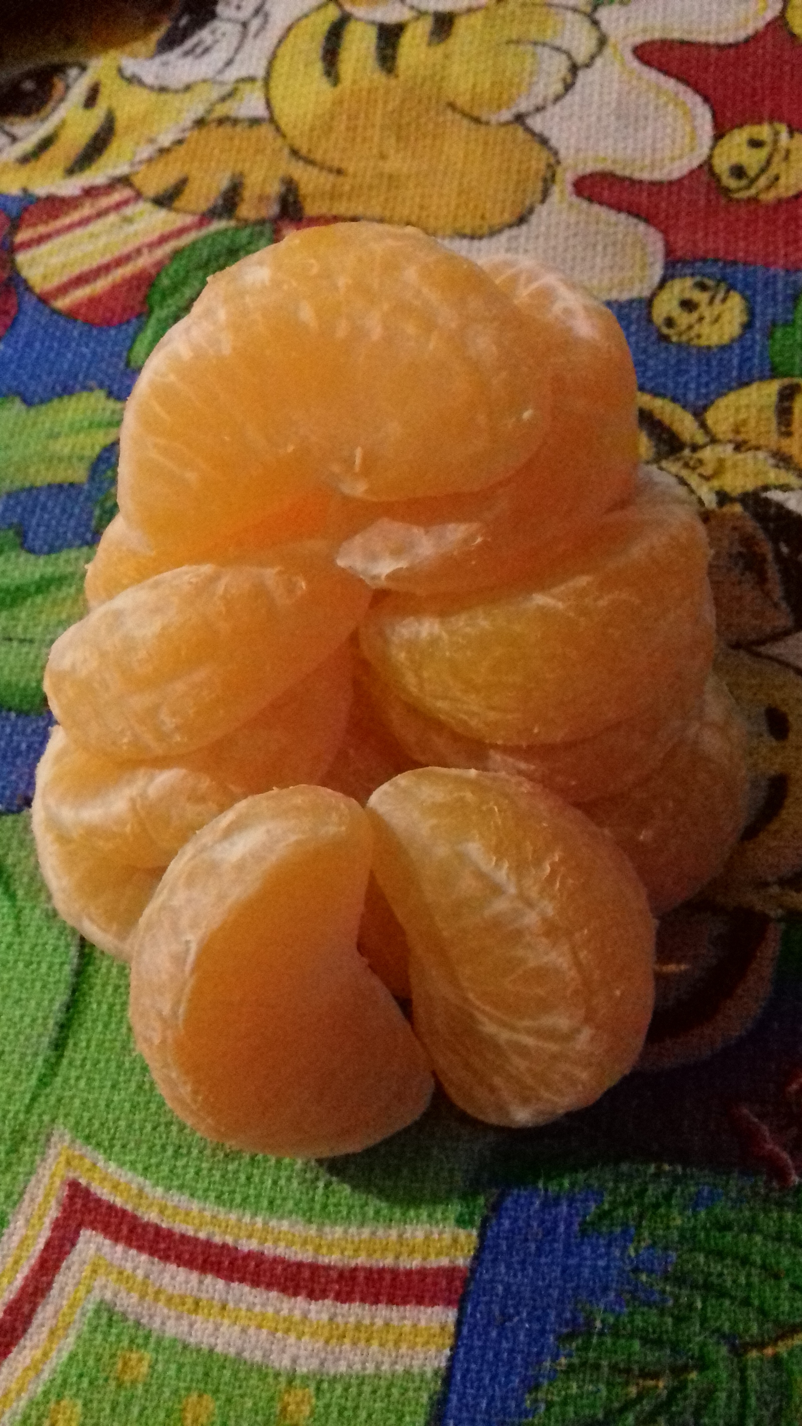 Peeling tangerines... - My, Tangerines, New Year, Yummy