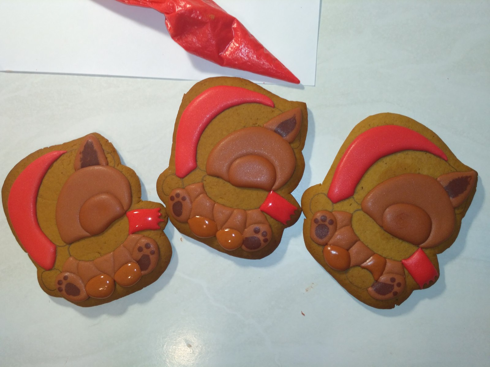 Santa's elves or how we prepare for the new year. Continuation - My, Gingerbread, New Year, Hobby, Handmade, Dog, Longpost, 