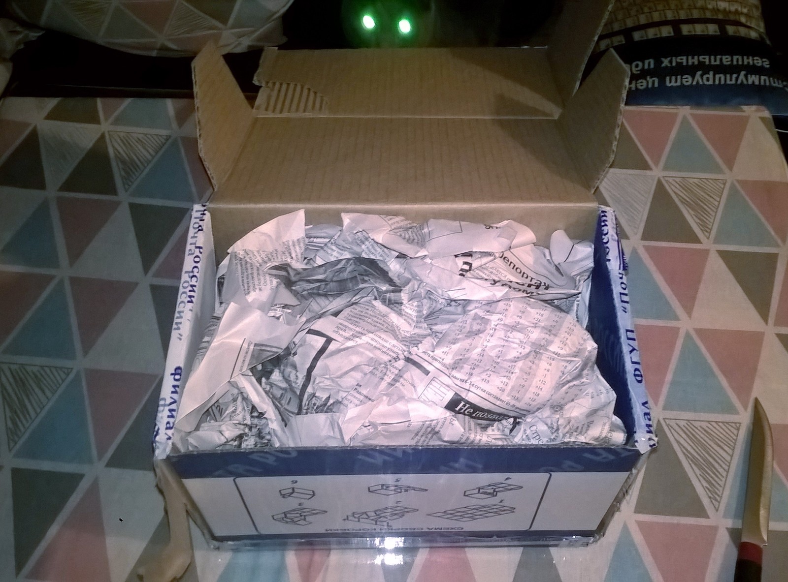 Thanks to my Santa Claus for 8401 km) - My, Gift exchange, Secret Santa, Gratitude, cat, Box and cat, Longpost