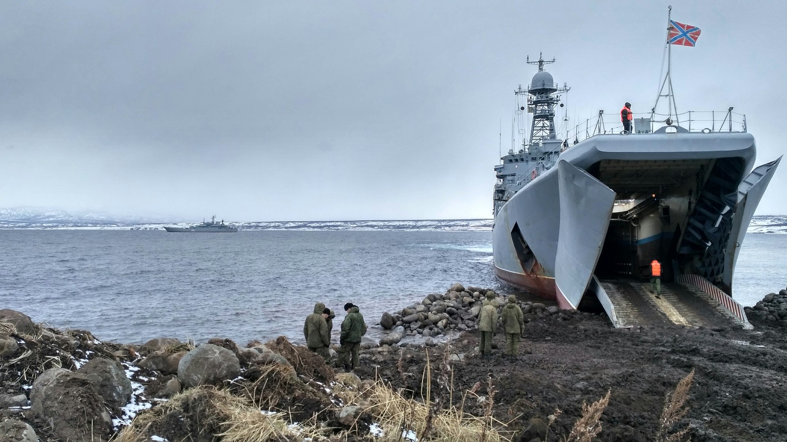 Just a Big Landing Ship in your feed - My, Navy, Ship, Russian army, Army