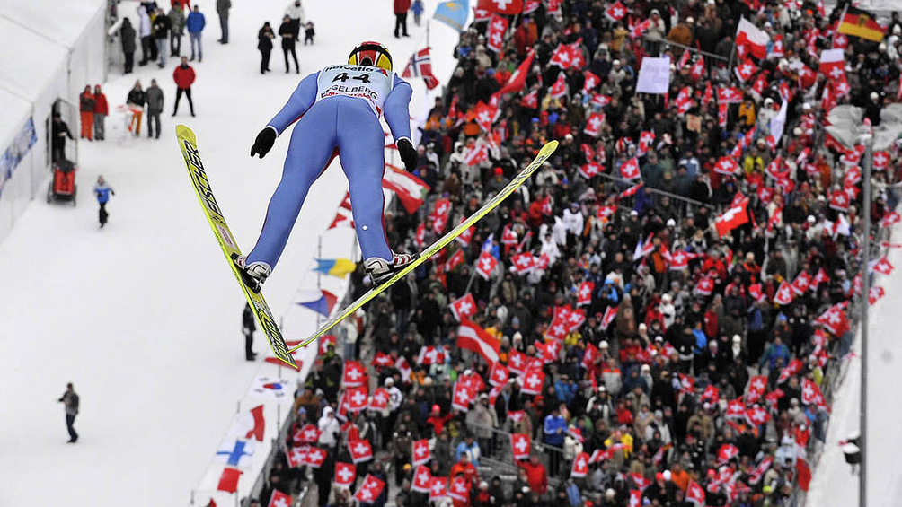 Ski jumping - Ski jumping, Германия, Спорт, Пейзаж, Длиннопост, Видео