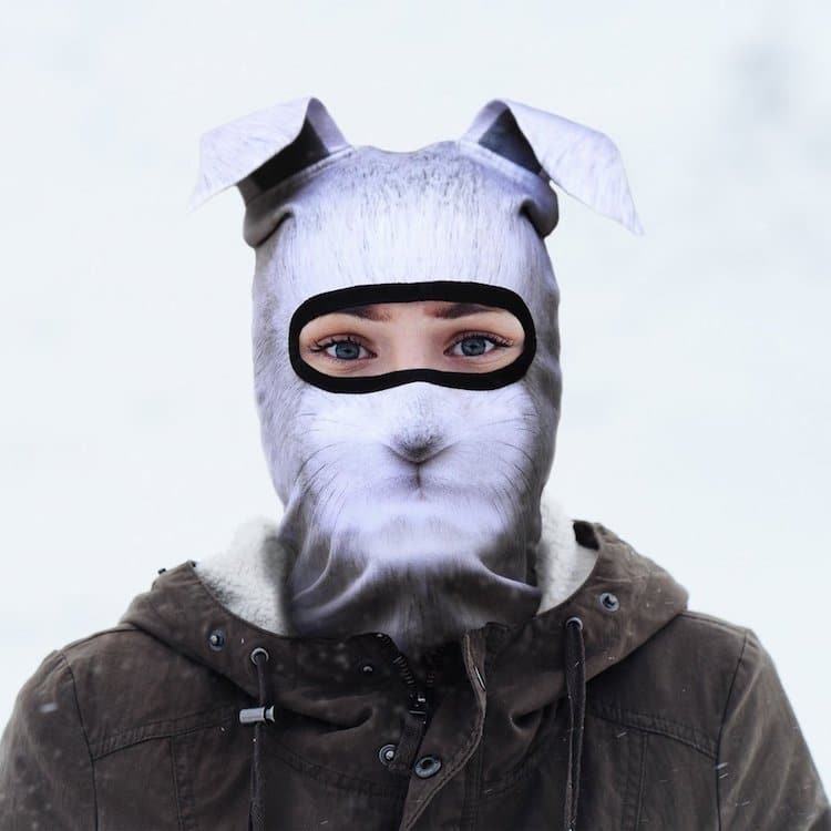 Designers from Canada have created animal balaclavas - Canada, Designer, Mask, Balaclava, Skis, Longpost