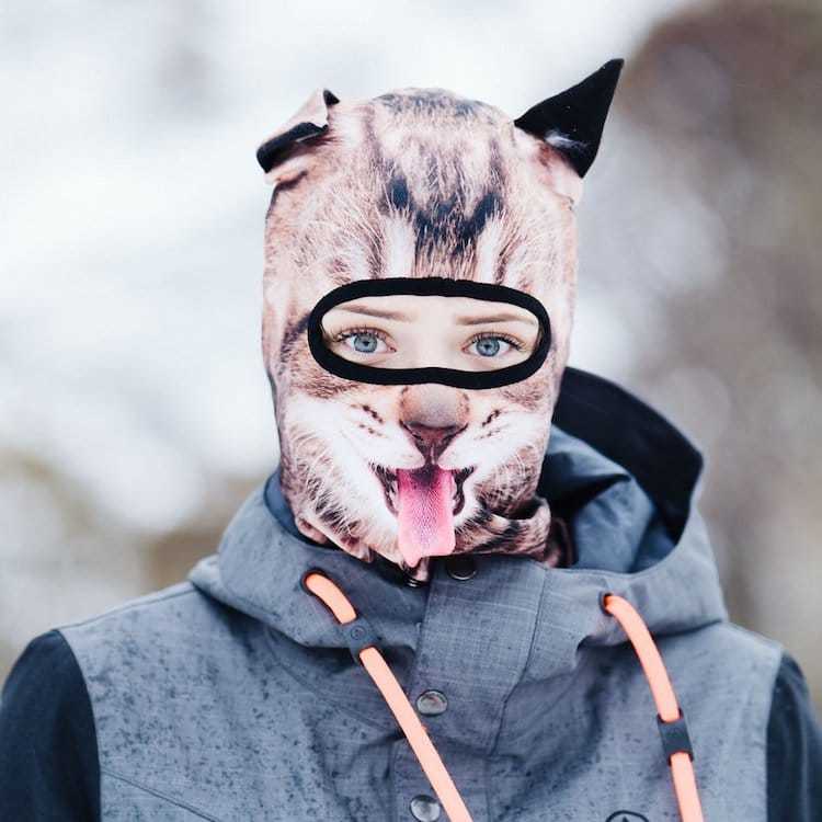 Designers from Canada have created animal balaclavas - Canada, Designer, Mask, Balaclava, Skis, Longpost