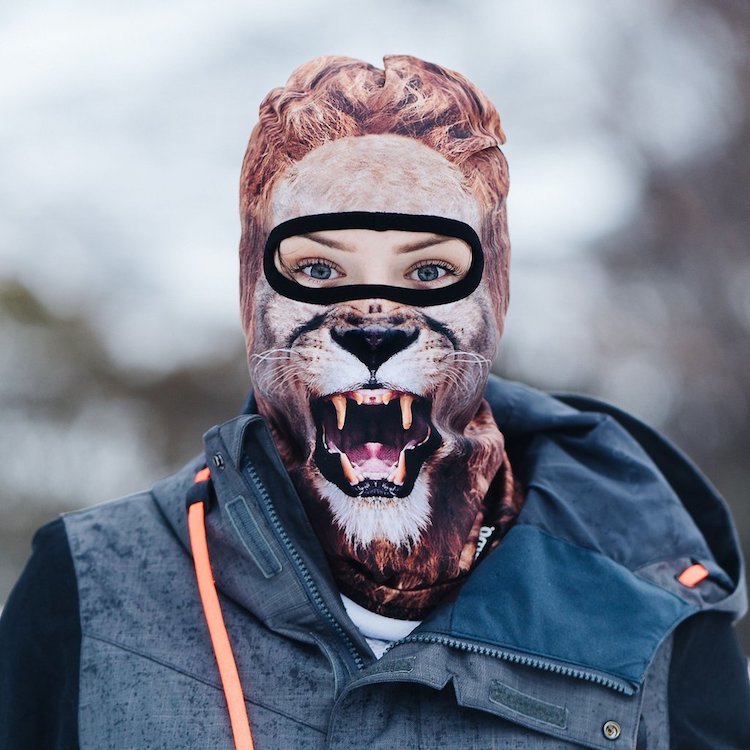 Designers from Canada have created animal balaclavas - Canada, Designer, Mask, Balaclava, Skis, Longpost