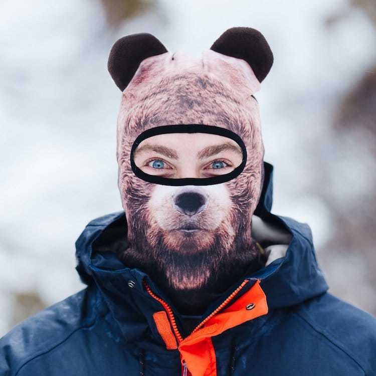 Designers from Canada have created animal balaclavas - Canada, Designer, Mask, Balaclava, Skis, Longpost