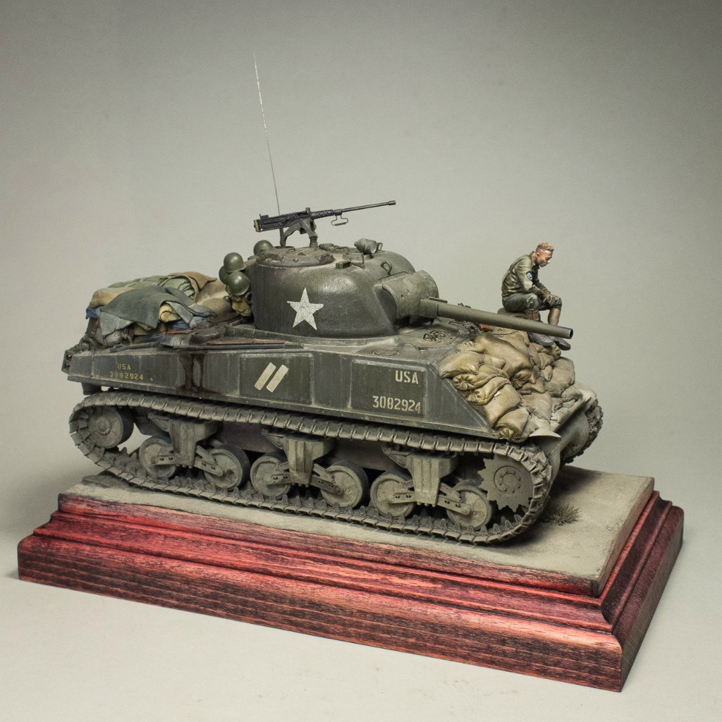 Europe '44, Sherman - Modeling, Miniature, Longpost