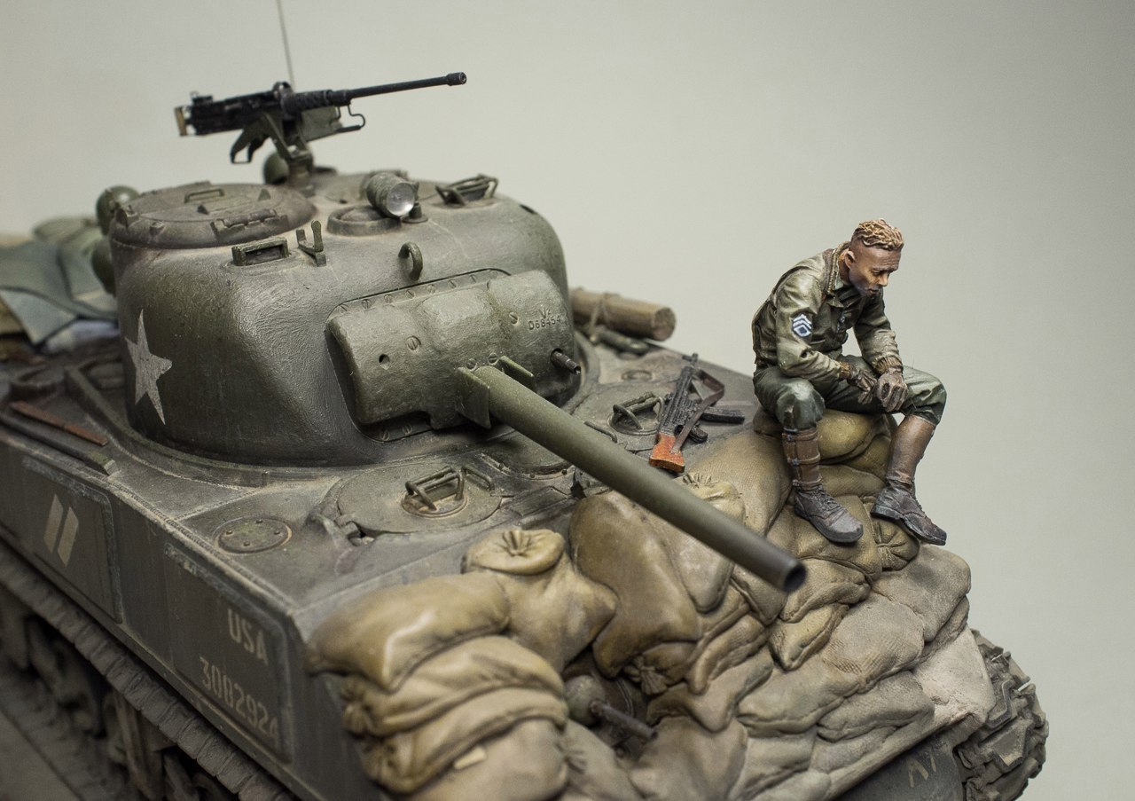 Europe '44, Sherman - Modeling, Miniature, Longpost