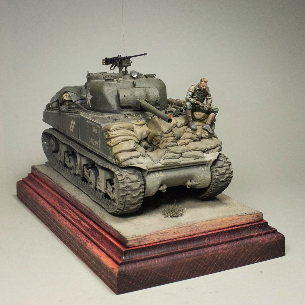 Europe '44, Sherman - Modeling, Miniature, Longpost