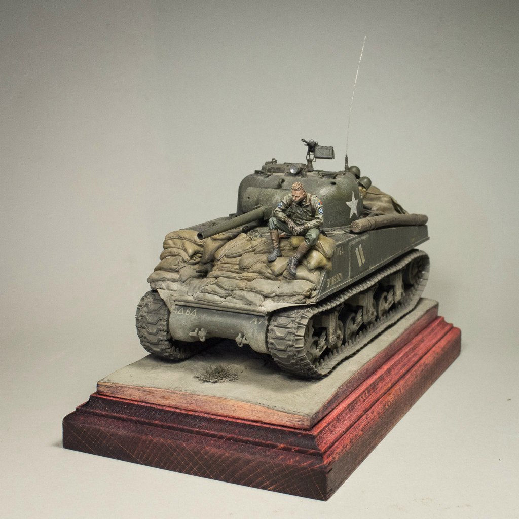 Europe '44, Sherman - Modeling, Miniature, Longpost