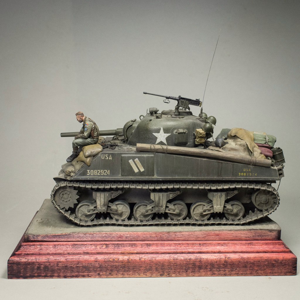 Europe '44, Sherman - Modeling, Miniature, Longpost