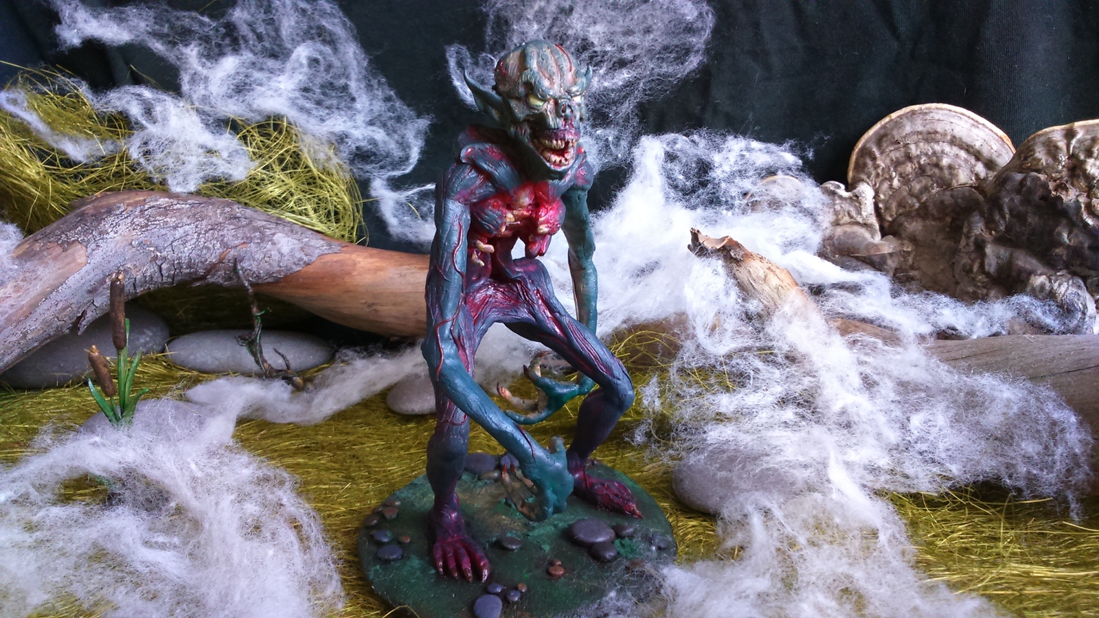 Nebula, he is Mglyak (from the game The Witcher 3) - My, The Witcher 3: Wild Hunt, The Witcher 3: Wild Hunt, Figurines, Statuette, With your own hands, , Polymer clay, Longpost