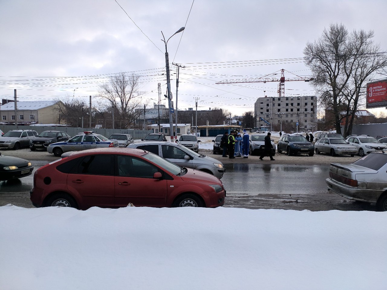 Ded Moroz and Snegurochka give Ulyanovsk drivers “sobriety vitamins” - Ulyanovsk, Ulyanovsk region, Father Frost, Snow Maiden, Longpost