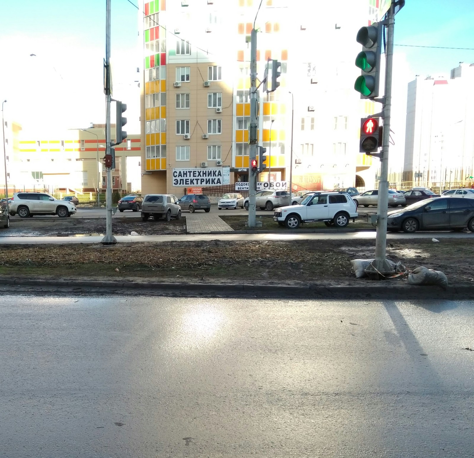 Crosswalk. Leventsovka. Rostov-on-Don. - My, Leventsovka, Crosswalk, Dirt, Danger, School, Longpost