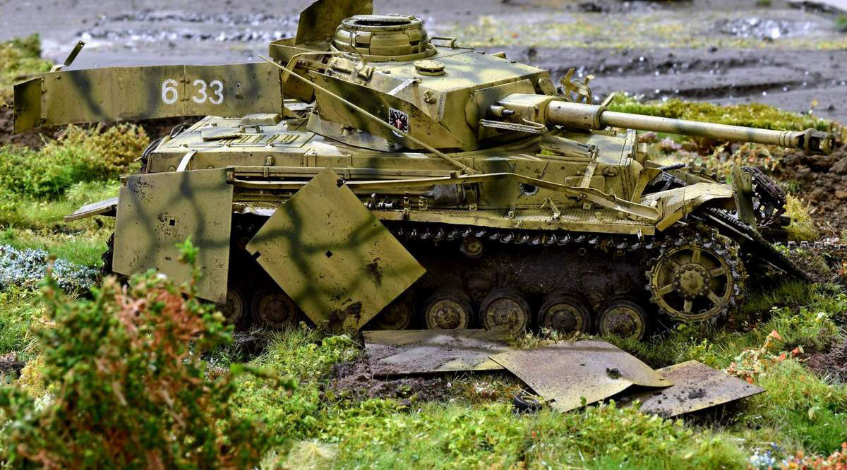 Pz.Kpfw. - Stand modeling, Diorama, Miniature, Longpost