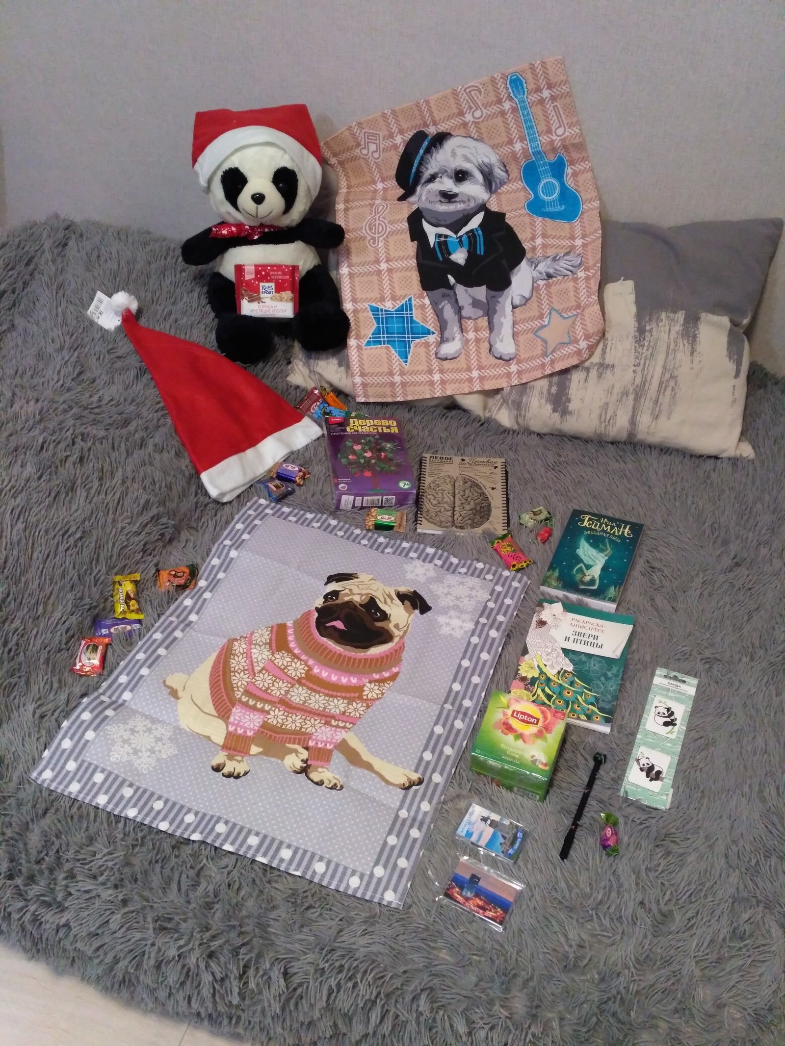 The gift arrived just in time! - My, Gift exchange, New Year, , Longpost