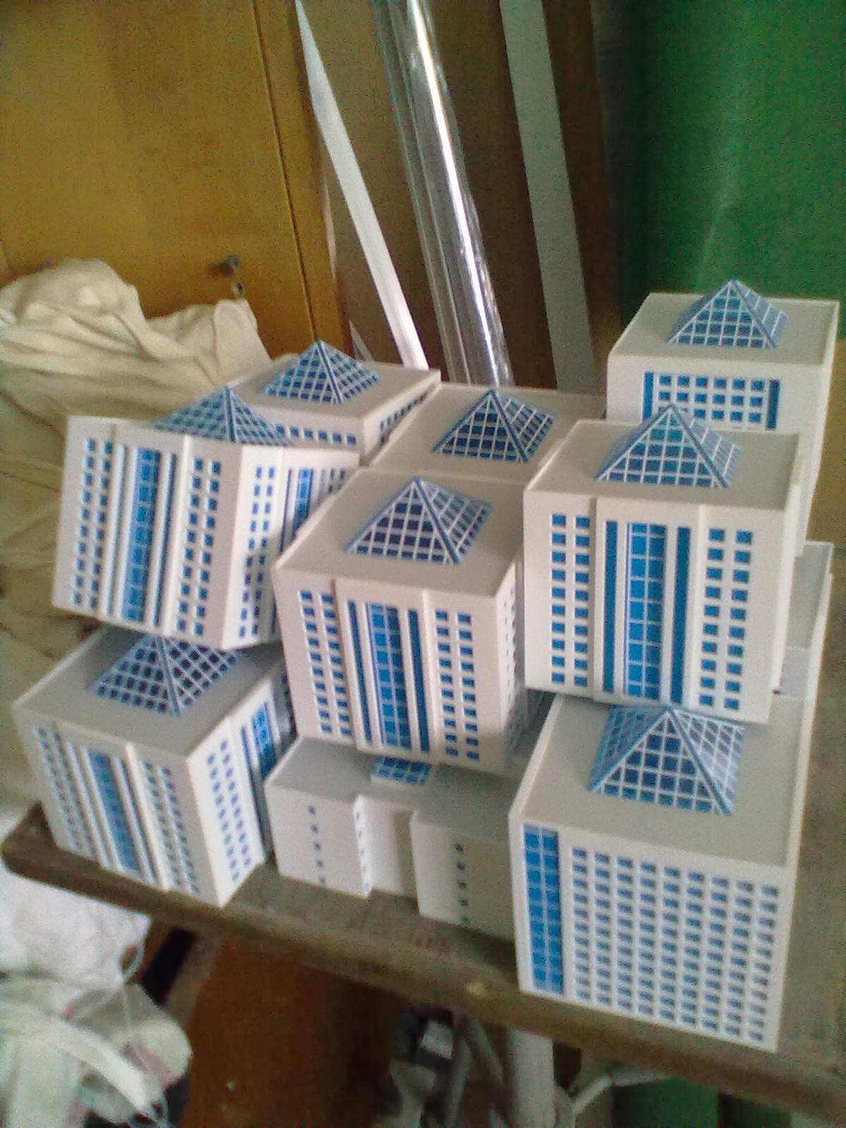 Model craft. Anyone who is interested in how demonstration models of architectural projects are made. Part two. - My, Architecture, Layout, Layout, , Astana, Kazakhstan, Longpost