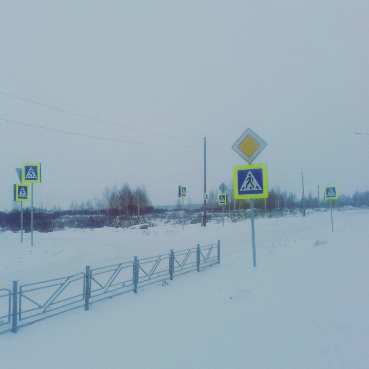 Больше знаков богу знаков! - Моё, Омск, Знаки, Пешеходный переход