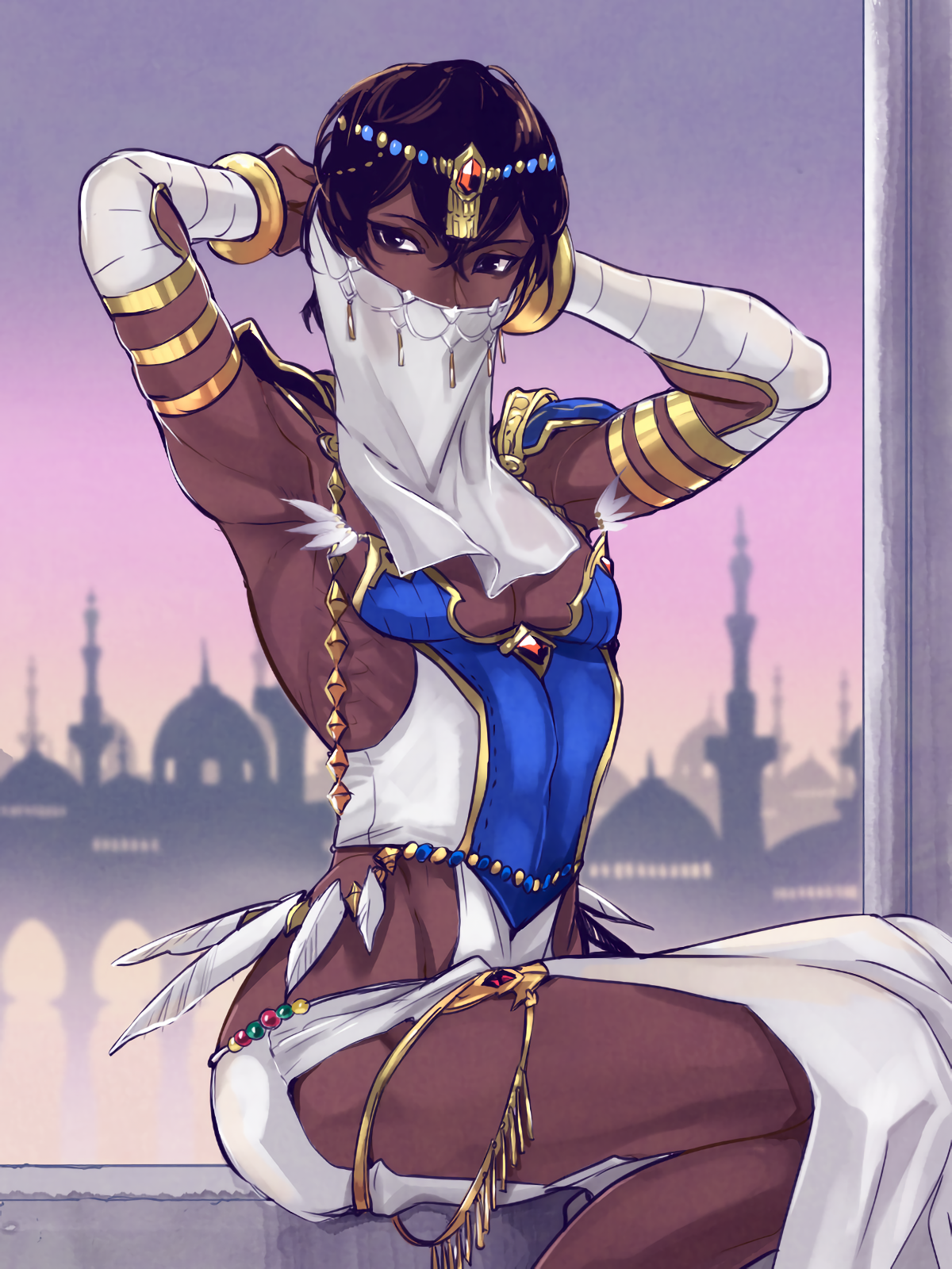 Arjuna - Zuwai kani, Its a trap!, Арт, Fate Grand Order, Arjuna, Fate, Аниме, Anime Art, Длиннопост