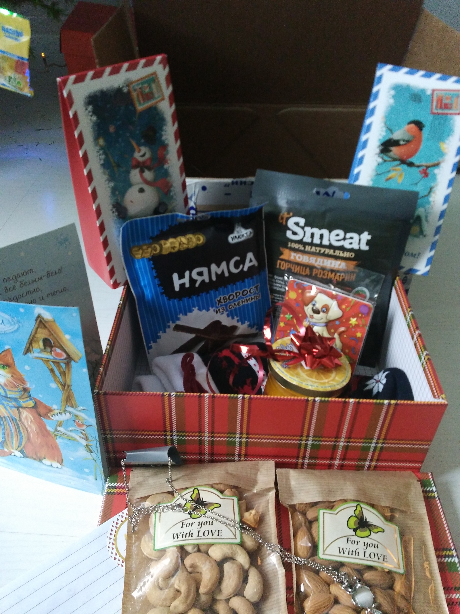 Snow Maiden from Moscow (Msk - St. Petersburg) - My, Gift exchange, Anonymous Santa Claus on a Pick-up, Secret Santa, Thank you, New Year, Saint Petersburg, Longpost