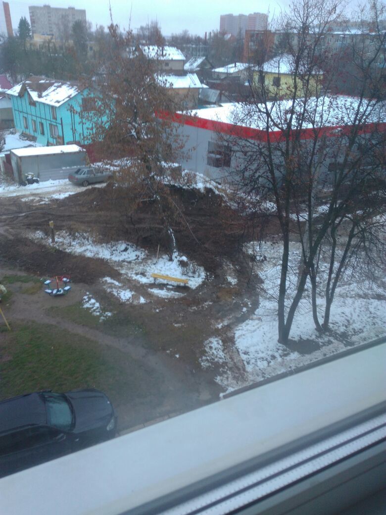 goodbye happy childhood - My, Domodedovo, Pyaterochka, Izhs, Building, Violation, Playground, Courtyard, New Year, Longpost