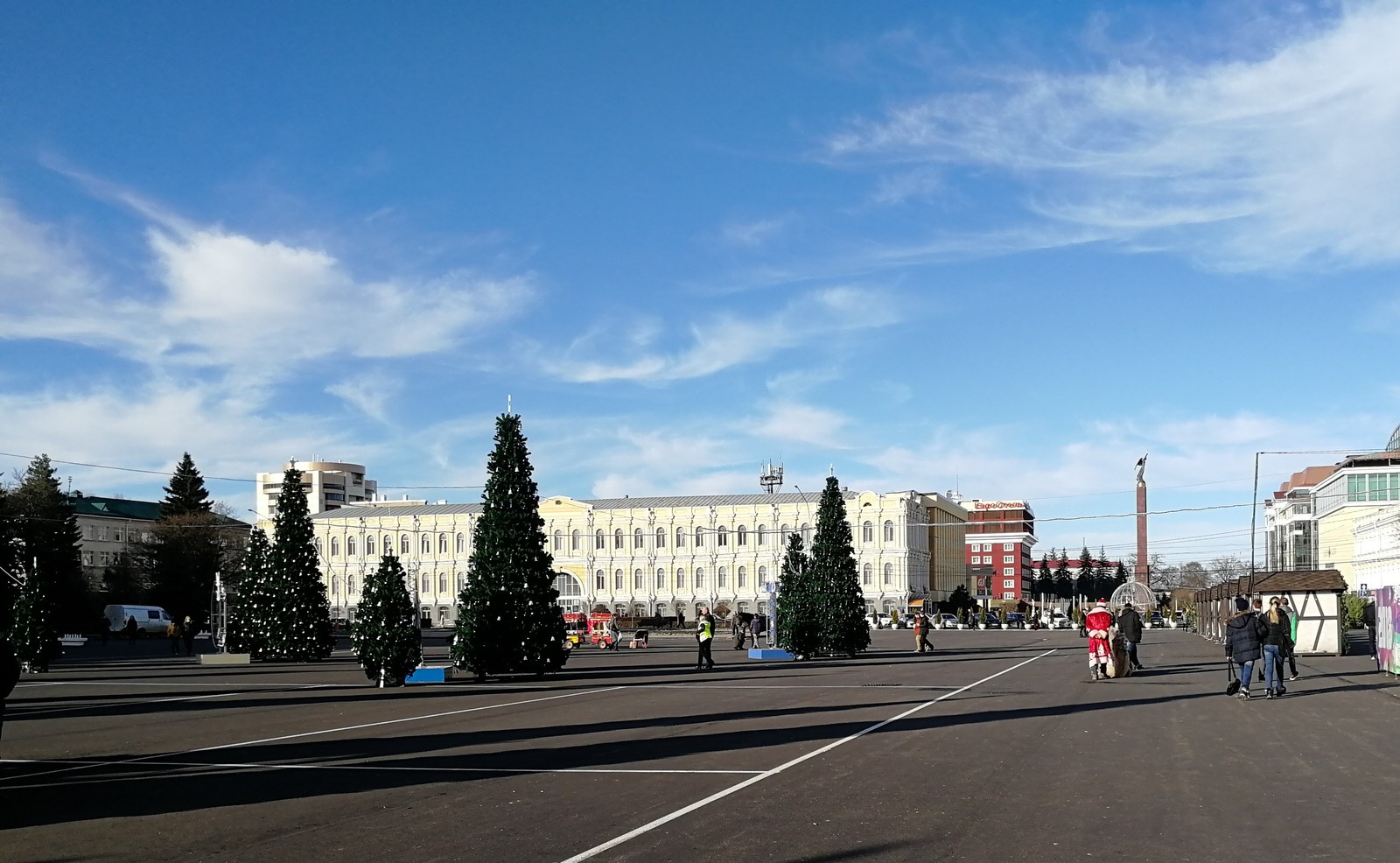 Great winter day - My, Winter, Stavropol, Christmas trees, New Year, Longpost