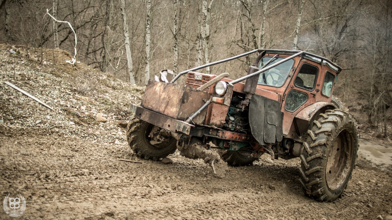 Тяжело бывает не только джипам - 4х4, Фотография, Трактор, Поломка, Offroad, Раф-Трофи, Трофи-Рейд, Николай Комаров