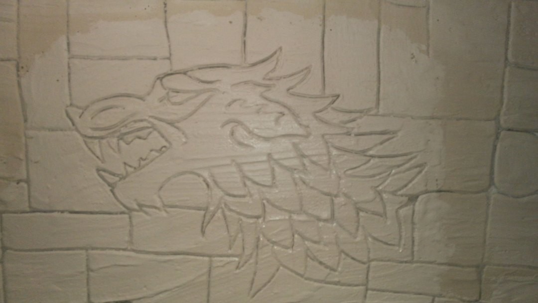 Direwolf Handass - My, Plaster, Repair, Direwolf