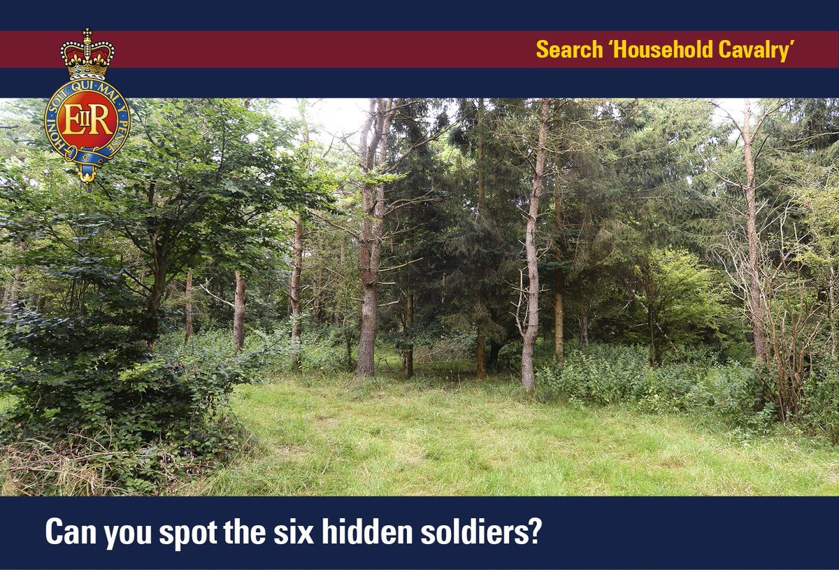 Where are the 6 cavalrymen hiding? - Disguise, The soldiers, Hide and seek