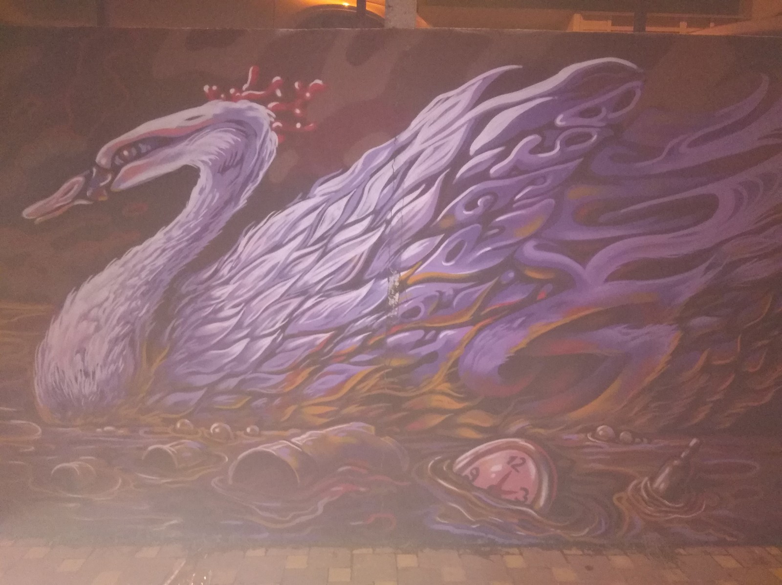 3 part of art in my city. Sorry for the quality, filmed in the evening. - My, Graffiti, Street art, Art, Krasnodar, Magic, Longpost