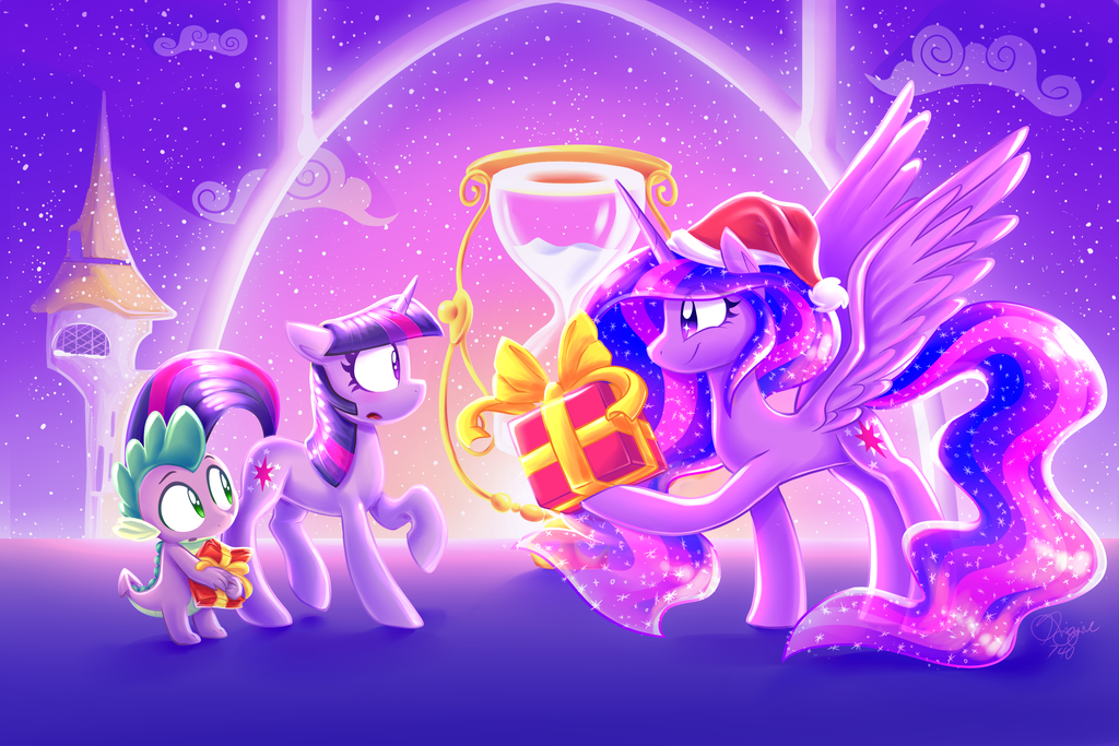 From Me to Me - My little pony, PonyArt, Twilight sparkle, Spike