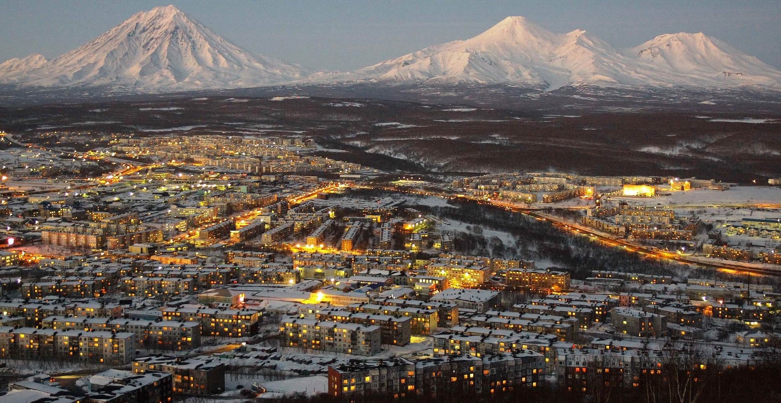 Petropavlovsk Kamchatsky met the new year, it's already 2018 in Russia - Petropavlovsk-Kamchatsky, New Year, 2018, Olivier salad