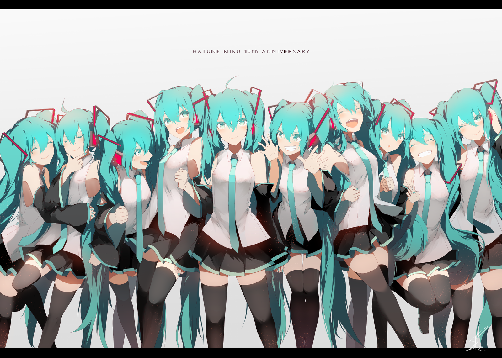 Hatsune Miku - Vocaloid, Hatsune Miku, Not anime, Anime, Anime art, Art